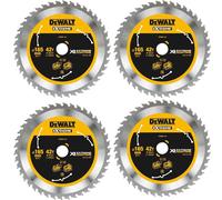 4 X Dewalt DT99561 165mm x 20mm 42T Extreme Runtime FlexVolt Plunge Saw Blades