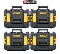 4 x Dewalt DWST1-70703 T-Stak II Drill Carrying Case Toolbox Tstak No Foam Inlay
