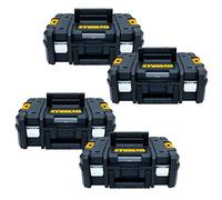 4 x Dewalt DWST1-70703 TStak II Power Tool Storage Box 13.5L T-STAK Case