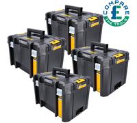 4 x Dewalt DWST1-71195 Stak VI Deep Tool Storage Box 23L Without Tote Tray