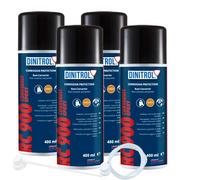 4 x DINITROL RC900 RUST CONVERTER PRIMER 400ml CAN + EXTENSION NOZZLE PREVENTION