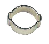 4 x Double Ear O Clips Fuel Clamps, Water Coolant Pipes Air Hydraulic Hoses [ 18-21mm ]