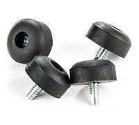 4 X DUNLOP CRY BABY TVP-1 TREMOLO VOLUME WAH PEDAL RUBBER FEET & SCREWS