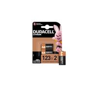 4 x Duracell 123 Lithium Batteries (2 Blister Packs of 2 Batteries) 4 Batteries