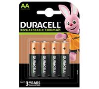 Duracell 4 LR06 1300mAh Rechargeable battery Nickel-Metal Hydride (NiMH)