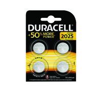 4 x Duracell CR2025 3V Lithium Coin Cell Battery 2025, DL2025, BR2025, SB-T14