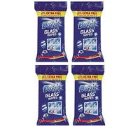 4 x Duzzit Glass Window Mirror Cleaning Wipes by Duzzit