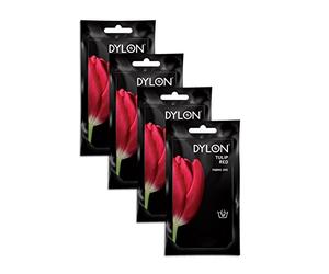 4 X DYLON Tulip Red Hand Dye 50g
