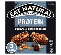 4 x Eat Natural Fruit & Nut Protein Bars with Peanuts & Dark Chocolate 3 x 40g