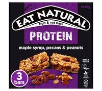 4 x Eat Natural Maple Syrup, Pecan & Peanut Protein Bar 40g X 3 Delicious Snack