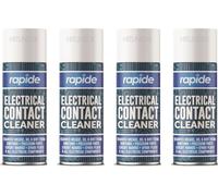 4 X ELECTRICAL CONTACT CLEANER CLEANING SPRAY AMP GUITAR Hi-Fi SWITCH CIRCUIT DUAL LUBE (200ML)