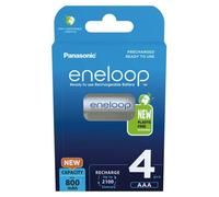 4 x Eneloop AAA batteries 800mAh Rechargeable Ni-MH HR03 Phone 4 Pack BK-4MCCE