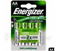 4pk Energizer AA Rechargeable Batteries - 4 x AA Batteries