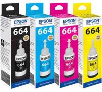 4 x Epson Original Eco Tanks BCM&Y For ET-2500,2550,2600,2650,4500,14000,16500