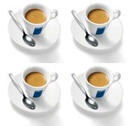 4 x Espresso Cups and Saucers - 58 CC 75 Height Capacity