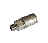 4 x Euro Air Line Coupling 1/4" BSP Male Connector Tool Coupler Hose Fittings by AllTrade Direct by AllTrade Direct