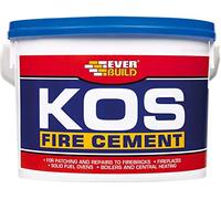 4 x EVERBUILD 1kg KOS Fire Cement Black High Temp upto 1250 Degrees