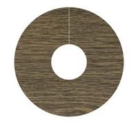4 x FC60 Tonneau Oak SURROUND for Laminate Flooring Overall size: 45mm to suit 15MM pipes - LASER CUT - EASYFIT - Please use chart to select closest match