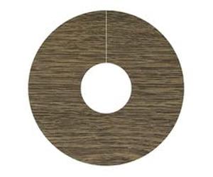4 x FC60 Tonneau Oak SURROUND for Laminate Flooring Overall size: 45mm to suit 15MM pipes - LASER CUT - EASYFIT - Please use chart to select closest match
