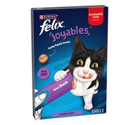 4 x Felix Cat Treats - 3 + 1 Free! * - Duck Joyables (16 x 10g)