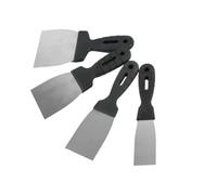 4 x Filling Knife Set - Stainless Steel Spatulas (40, 60, 80, 100mm) for Decorating, DIY & Wall Patching