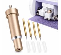 4 x fine cut blade and housing, replacement blades compatible with Cricut | High-quality materials, 2 different angles (30° blades, 60° blades), easy to use and safe, durable