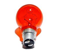 4 x FIREGLOW 60W Clear GLS Classic BC B22 Light Bulbs, Bayonet Cap, Red Glow ...