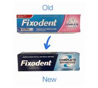 4 x Fixodent Cream Complete Strong Hold Adhesive Denture Cream Original 40g NEW