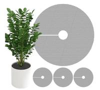 4 x Flower Pot Protection Grids, 40 cm Floor Protection Cover for Flower Pots, Cat Protectors, Protects the Earth from Animals