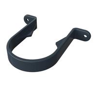 4 x FRR526AN Anthracite Grey Round 68mm Downpipe Brackets Stand Off, Freeflow Rain Water Systems
