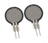 4 x FSR402 Force Sensor Flexible 3 g - 50 kg Measuring Range | Thin film technology, for 3 g to 50 kg area, 14.7 mm round, for Arduino compatible, quick installation