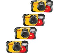 4 X FunSaver Disposable Camera with Flash 800 ISO