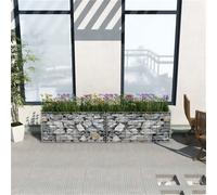 4 X Gabion Stone Wire Dia 4mm Mesh Size 10 X 5Cm Galvanized 100 X 50 X 30Cm Ggb453 (4 X Ggb153)