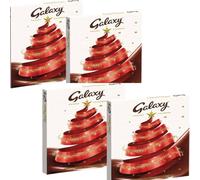 4 x Galaxy Milk Chocolate Limited Edition Advent Calendar, 110g, For Christmas Countdown 2025.