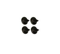 4 x Genuine Belling Cooker Oven Hob Black Control Knob Dial Switch 450920089