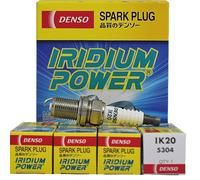 4 x Genuine Denso IK20 Iridium Spark Plugs Stock No.5304 Alternative to IK20TT