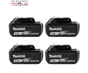 4 x Genuine Makita BL1830 18v 3.0ah Li-Ion LXT Lithium Ion Battery Star Batt