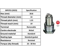 4 x Genuine NGK Spark Plugs Fits NGK 2023