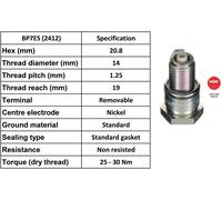 Spark Plugs Set 4x fits VW SCIROCCO 53, 53B 1.6 76 to 82 EG NGK VOLKSWAGEN New