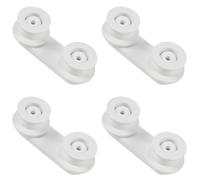 4 x GENUINE ZANUSSI DISHWASHER BASKET WHEEL & SUPPORT Spares