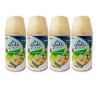 4 x Glade Automatic Spray Refill 269ml - Amber & Jasmine