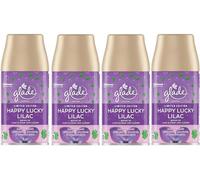 4 x Glade Automatic Spray Refill 269ml - Happy Lucky Lilac
