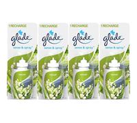 4 x Glade Sense and Spray Refill 18ml - Muguet (Lily of the Valley)