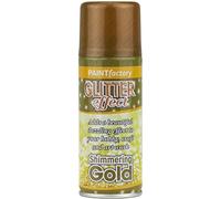 4 x Glitter Gold Effect Spray Paint Decorative Creative Art Crafts Frames Hobby