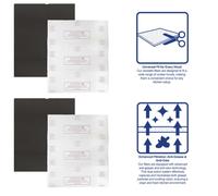 4 x Grease & Carbon Charcoal Cooker Hood Filters Universal Cut to Size 47 x 57cm