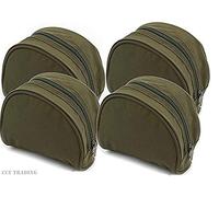 4 X Green Fishing Reel Cases For Coarse Carp Fishing Reels Tackle NGT