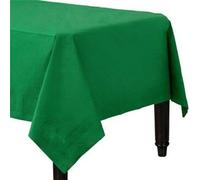 Pack of 4 Paper Disposable Table Cover - Tablecloth for Indoor or Outdoor - All Occasion Baby Shower, Wedding, Birthday, Christmas, Halloween, Easter Party Decorations 90x90cm (Green)