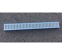 4 x Heavy Duty A15 Galvanised Grating 1 metre Length Storm Drain Channel