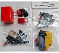 4 X Herpa H0 Minikit Kits Mercedes-Benz Taxi Car Black G Class