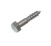 4 x HEX Hexagon Head Coach Screw BZP Steel M8 X 40MM